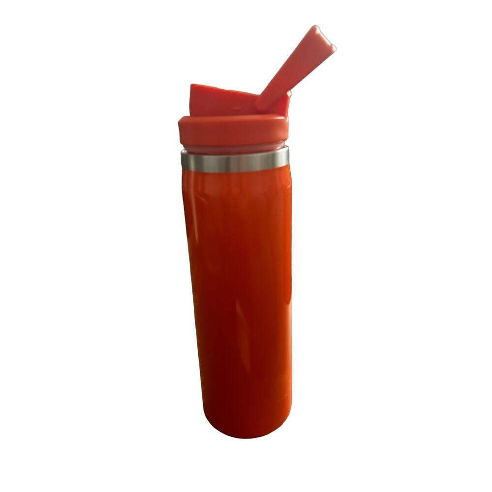 Dunkin Donuts 24oz Orange hydration bottle‎ with carabiner